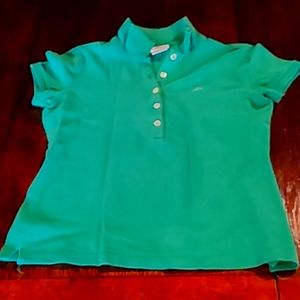 Lacoste green polo 42